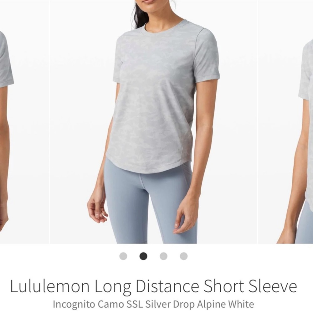 Lululemon long distance short sleeve size 6